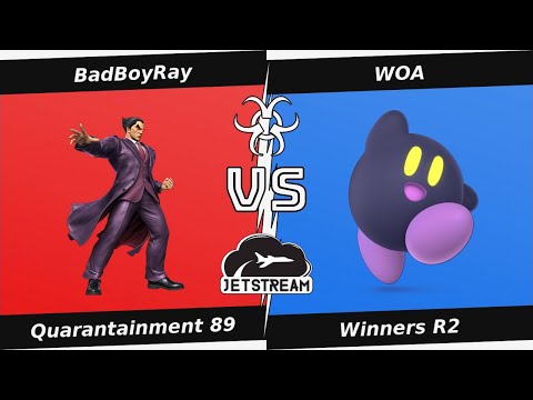 Quarantainment 89 Winners R2 - BadBoyRay (Kazuya) Vs WOA (Kirby) - SSBU