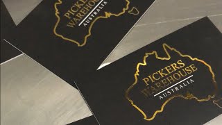 gold and silver foil print in-house