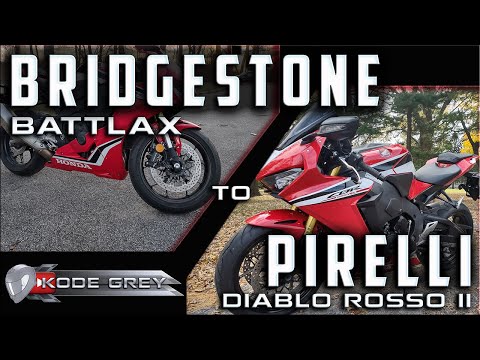 Bridgestone Battlax to Pirelli Diablo Rosso 2