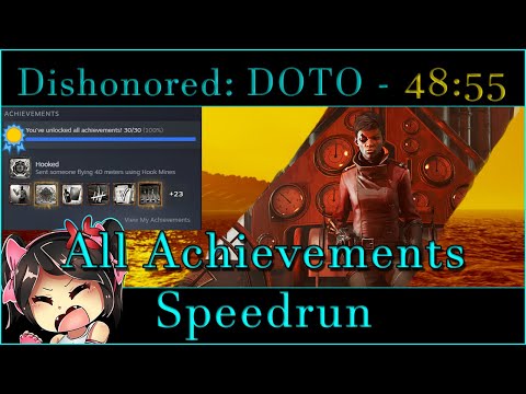 Death of The Outsider - ALL ACHIEVEMENTS in under 50 minutes
