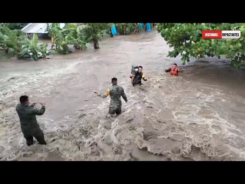 TREMENDA INUNDACIÓN EN COATZACOALCOS VERACRUZ: Desborde MASIVO DE RÍOS, BAJO EL CAÑO TODO