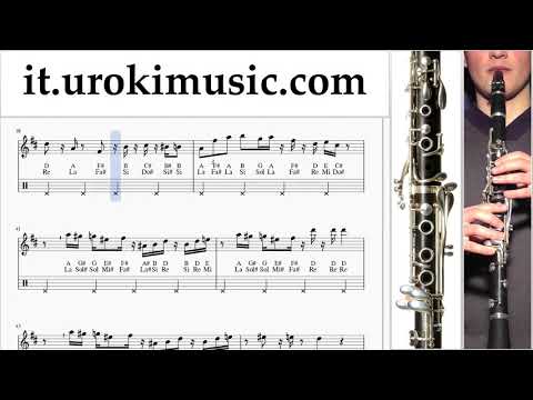 Corso di Clarinetto Super Mario Bros - Theme Tablature Tab um-a276
