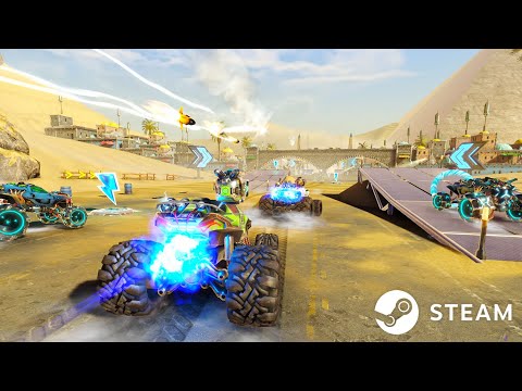 Gameplay Video - Steam demo game | RACE: Rocket Arena Car Extreme - YouTube