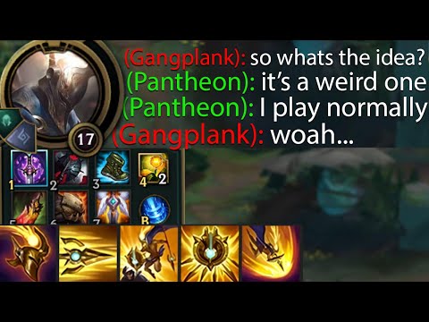 Pantheon but I played his New Rework normally  for 5 hours straight