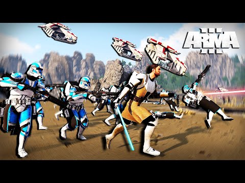 Leading an Army of Clones To Their Death As a Jedi - Arma 3 STARWARS