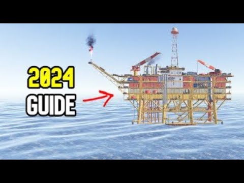 How to grub Large oil rig perfectly - Rust quick guide