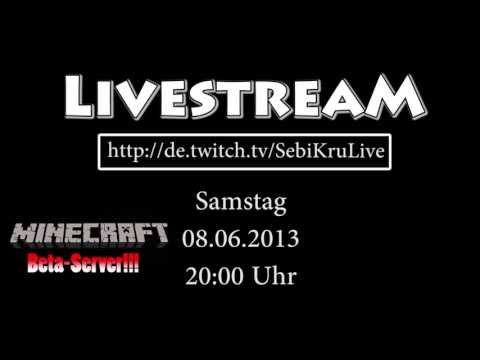 Livestream mit dem SebiKraft Team - Samstag 08.06.2013 - 20:00 Uhr
