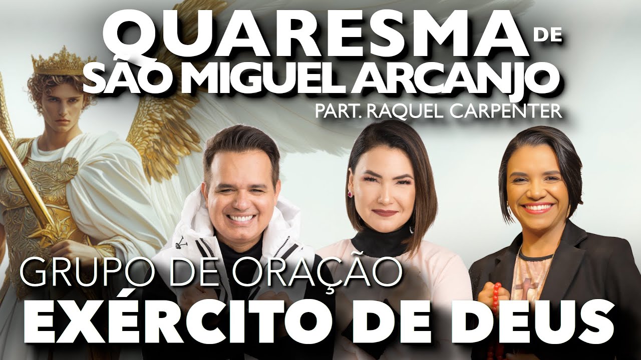 AO VIVO - 12h00 - QUARESMA DE SÃO MIGUEL ARCANJO 2024 - Exército de Deus - Terço de São Miguel