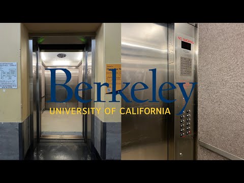 Slamming Doors! OTIS Traction Elevator #4 - Dwinelle Hall, UCB - Berkeley, CA