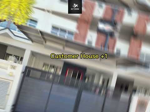 Aluminum Swing Gate Trackless Installation Project Work in Malaysia  