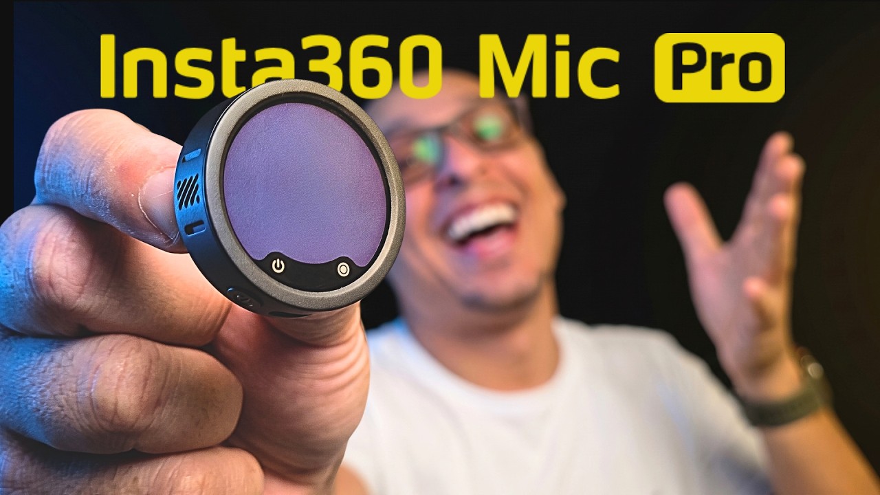 Importei + BARATO o Microfone MAIS DESEJADO do Momento (Quase R$ 1.000 de Economia) Insta360 Mic PRO