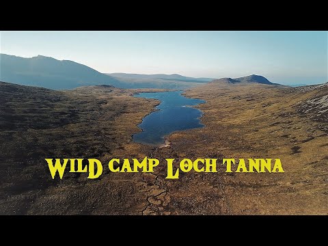 Wild camp at Loch Tanna, Isle of Arran #leavenotrace