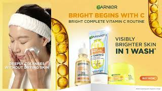 Download lagu No More Tight Skin with Garnier Bright Complete Serum Cleanser mp3