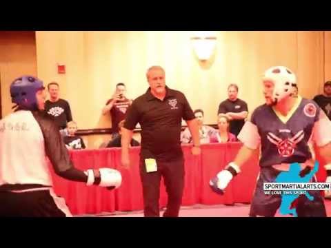 Alex Lane vs Jack Felton - Men's Sparring - Diamond Nationals 2014