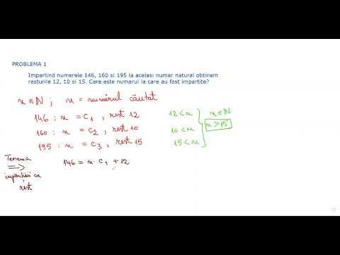CMMDC si CMMMC. Teorie, exemple și problema