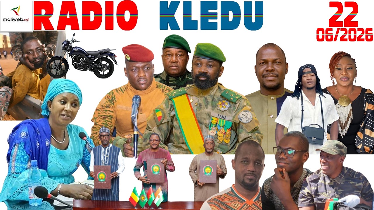 La Revue de Presse de la RADIO KLEDU du 22 Juin 2026