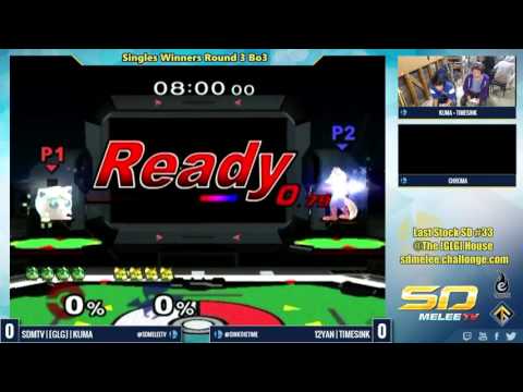 LSSD #33 Singles WR3: SDMTV | [GLG] KumA vs. 12YAN | timesink - SSBM