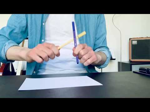 A-Teil Erklärung Stiftepercussion Menuett KV 1