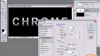Photoshop Tutorial: Learn to make Chrome! Text Effect!