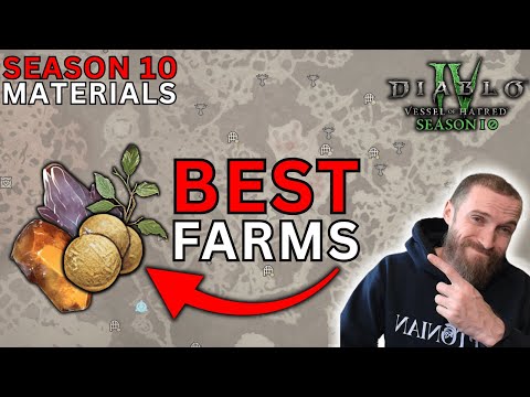 BEST Gold, Bundled Herb, Forgotten Souls, And Veil Crystals Methods For Diablo 4 Season 10!