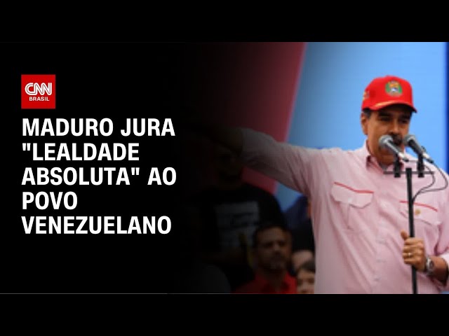 Maduro promete "lealdade absoluta" ao povo da Venezuela | CNN NOVO DIA