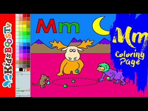 Coloring Pages For Letter M