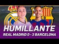 👩‍🦰🟣 HUMILLACIÓN y otro CLÁSICO PERDIDO | REAL MADRID 0 FC BARCELONA 3