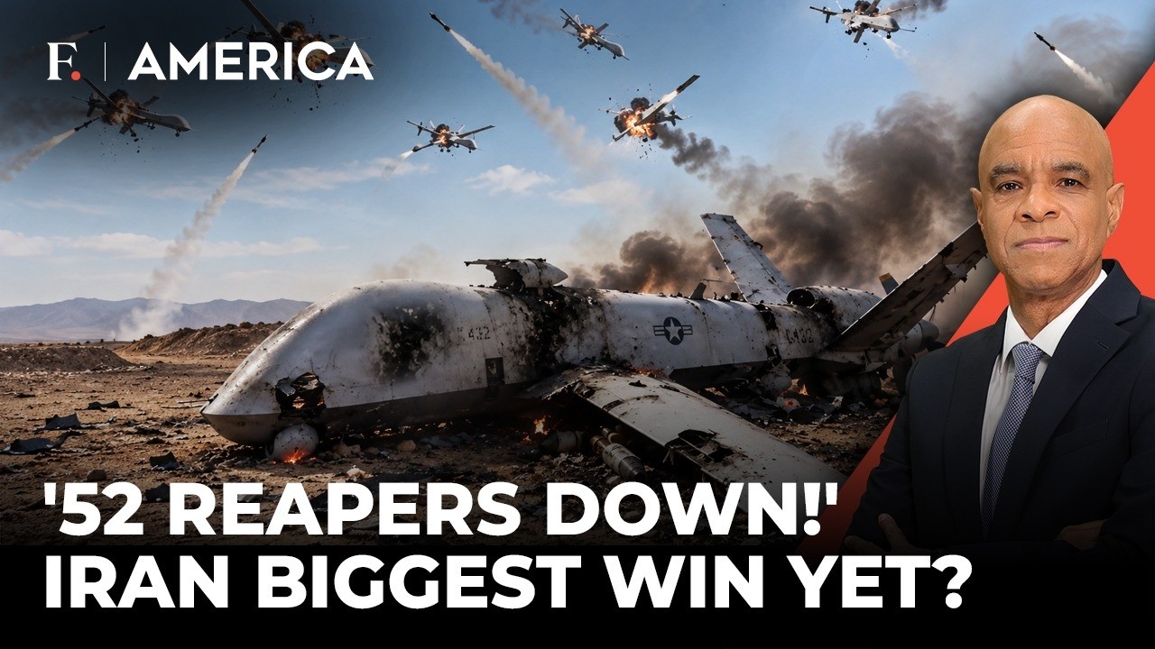Over 50 US Reaper Drones 'Wiped Out' By Iran, IRGC Claims Big Win | Firstpost America