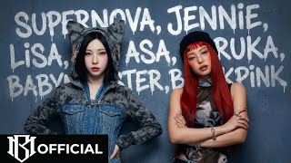 Download lagu JENNIE & LISA - ' SUPERNOVA ' ( FEAT. BABYMONSTER ASA & RUKA ) M/V mp3