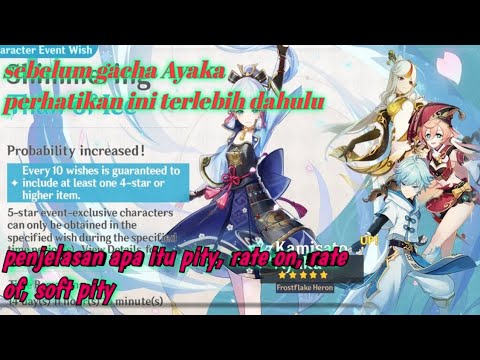 Penjelasan apa itu rate on dan rate off genshin impact || untuk pemula apa itu soft pity
