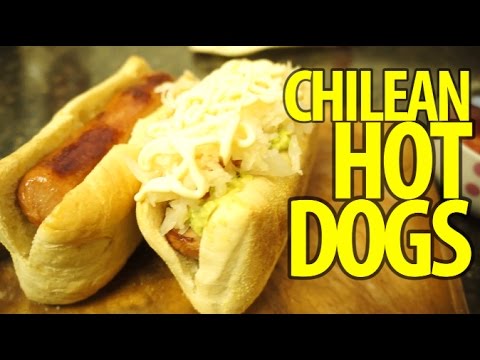 HOW TO MAKE A CHILEAN HOT DOG! (EL COMPLETO)