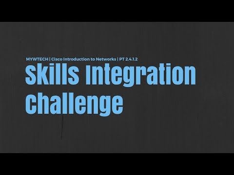 Packet Tracer PT 2.4.1.2 | Cisco ITN | Skills Integration Challenge