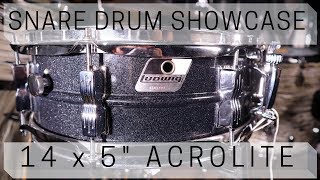 Video thumbnail for Ludwig Acrolite 14 x 5 - Snare Drum Showcase by Ryan Halsey