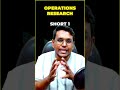 Operations Research What Is It Really
