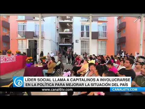 Video: Líder social llama a capitalinos a involucrarse en la política para mejorar la situación del país