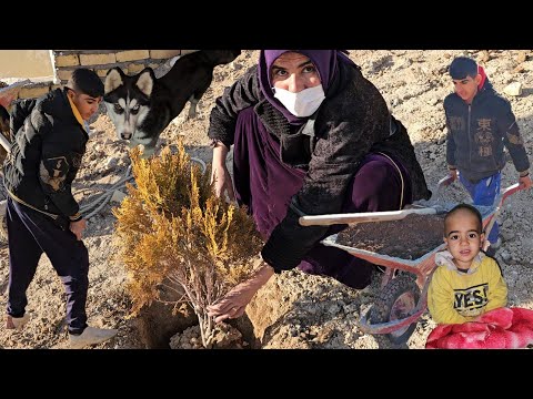 We Planted Our Crops and Secured Our Tent from Fire