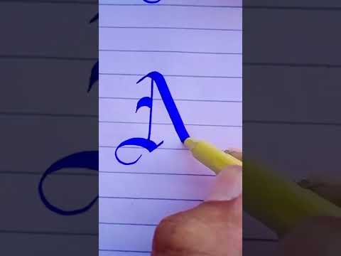 Stylish Writing with cut marker #shorts #english #englishwriting