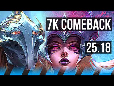 VIKTOR vs SYNDRA (MID) | 7k comeback | KR Diamond | 25.18