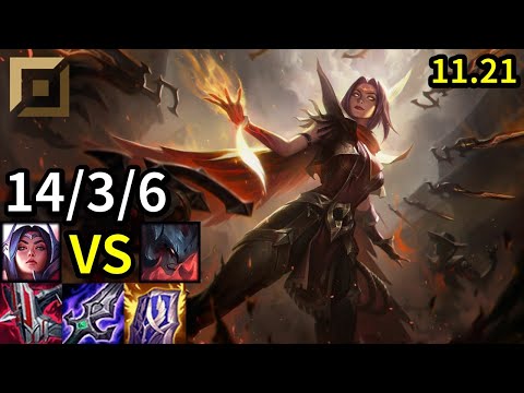 Irelia Top vs Aatrox - KR Grandmaster | Patch 11.21