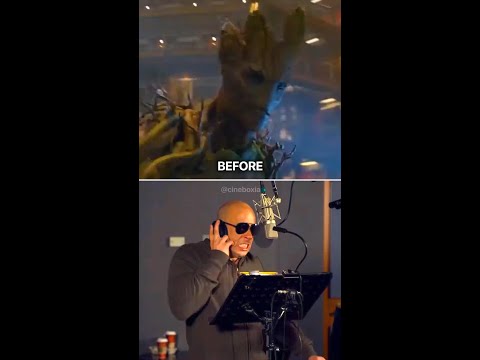 Vin Diesel as Groot: Before & After #shorts