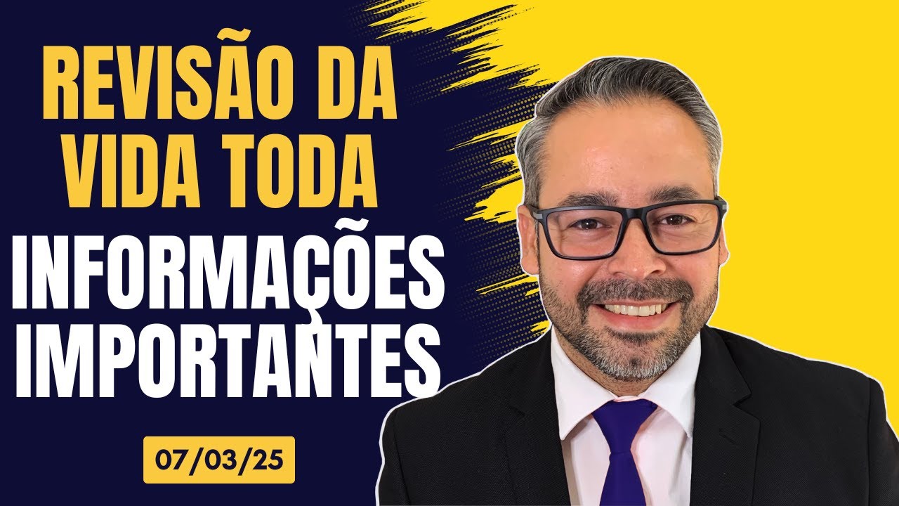 REVISÃO DA VIDA TODA! INFORMAÇÕES IMPORTANTES - O QUE VOCÊ PRECISA SABER AGORA!