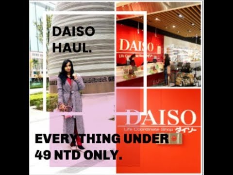 DAISO JAPAN & NITORI HAUL DE TAIWAN || TUDO POR 49 NT $ SOMENTE #DAISO #TAIPEI #INDIANYOUTUBER