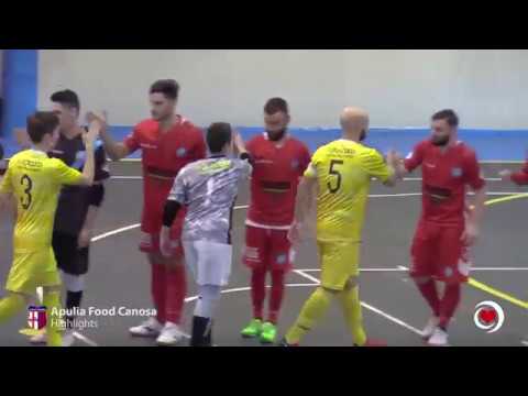 Apulia Food Canosa vs Futsal Fuorigrotta - Serie B gir F stagione 2018/19