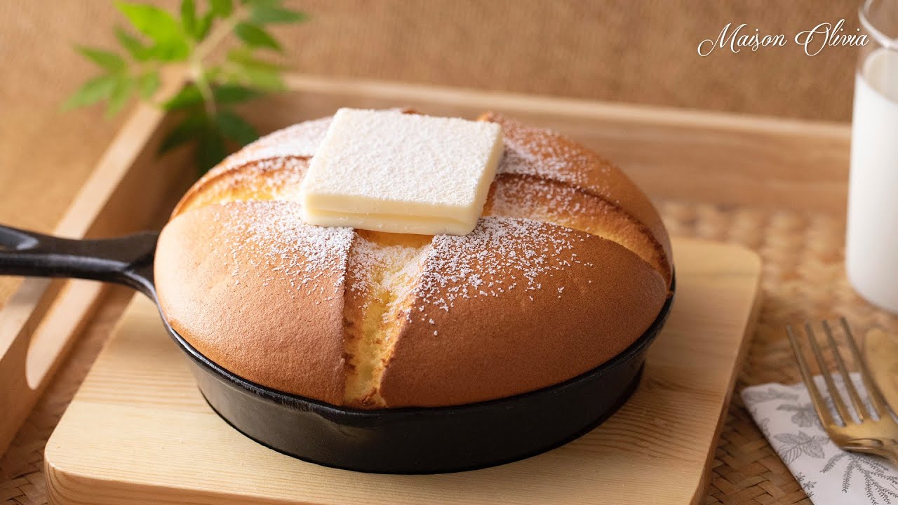 카스텔라팬케이크. CastellaPancake / 수플레팬케이크보다 쉽고 맛있어요 :D