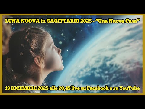 LUNA NUOVA in SAGITTARIO 2025 - “Una Nuova Casa”