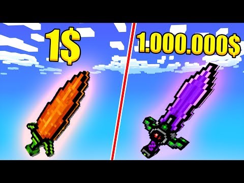 МЕЧ ЗА 1$ ПРОТИВ МЕЧА ЗА 1,000,000$! ВЫБЕРИ ПРАВИЛЬНЫЙ МЕЧ ЧТОБЫ ВЫЖИТЬ! МАЙНКРАФТ