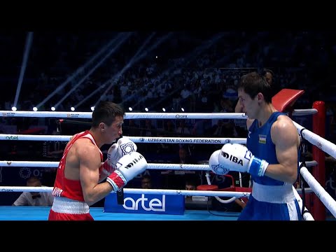Finals (54KG) SABYRKHAN MAKHMUD (KAZ) vs JURAEV OYBEK (UZB) | IBA World Boxing Championships 2023