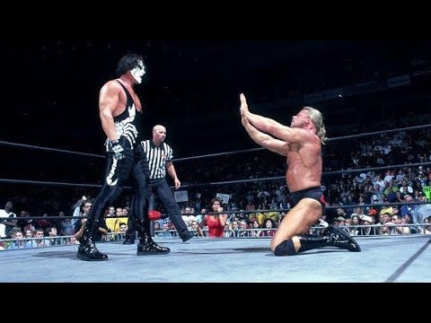 WCW Monday Nitro Sting vs Lex luger (w/ Miss elizabeth)