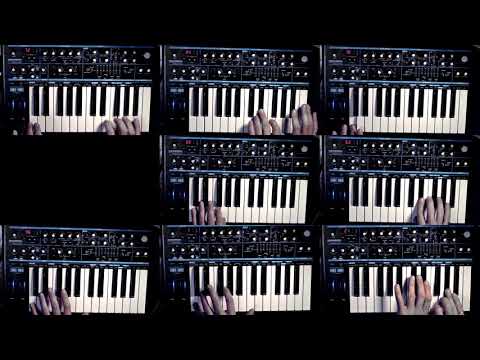 Playing a song with the Bass Station 2 with new sounds