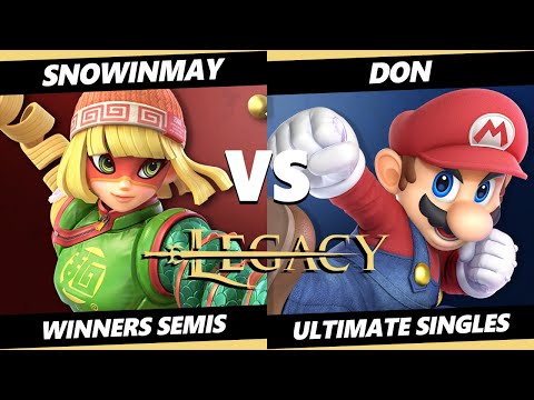Legacy 1 Winners Semis - SnowInMay (Min Min) Vs. Don (Mario) SSBU Ultimate Tournament